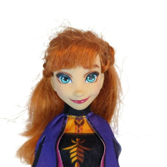 Disney Frozen 2 Forest Expedition Anna of Arendelle Doll 11" Hasbro 2018 - Picture 3 of 5